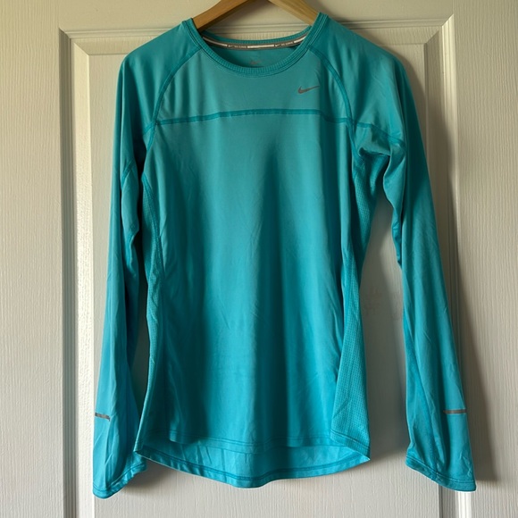 Nike Running Long-Sleeve Dri-Fit Shirt - Picture 1 of 5